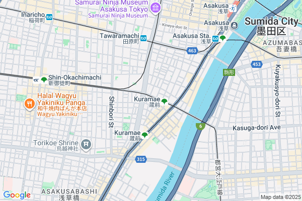 Map of SOL’S COFFEE　東京都台東区蔵前3-19-4