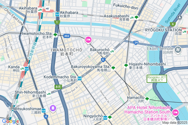 Map of Tomosuke 東京都中央区日本橋小伝馬町20-4