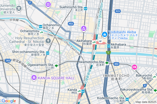 Map of mAAch ecute KANDA MANSEIBASHI　東京都千代田区神田須田町1-25-4